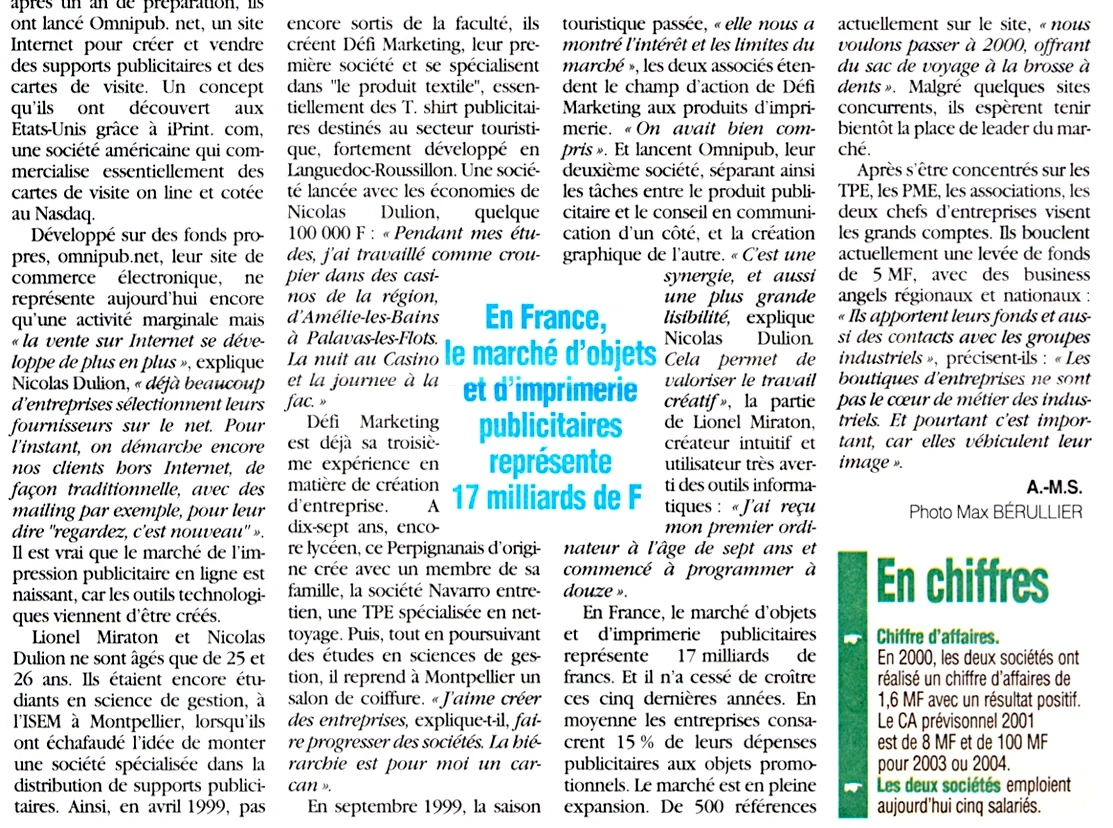 Omnipub s’installe sur la toile — lecture locale 2
