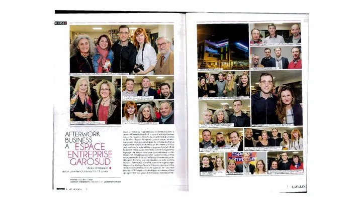 Afterwork business à Espace Entreprise Garosud Layalina Magazine • février 2017 - Afterwork business à Espace Entreprise Garosud - Article photo sur un afterwork business à Espace Entreprise Garosud, lieu de rencontres professionnelles, réseau et convivialité à Montpellier.