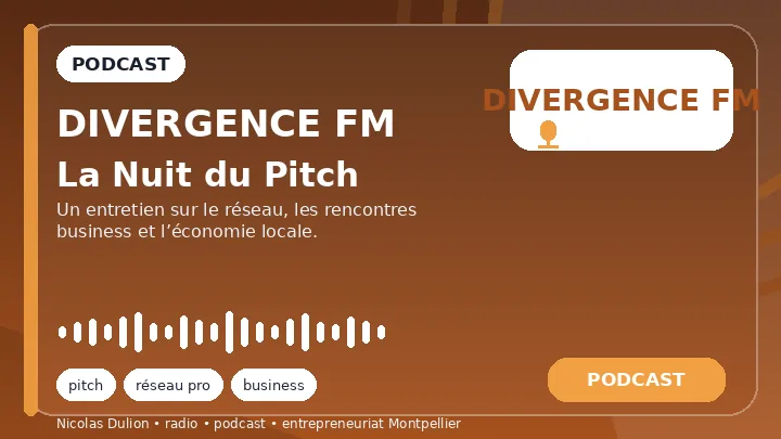 La Nuit du Pitch — visuel radio podcast