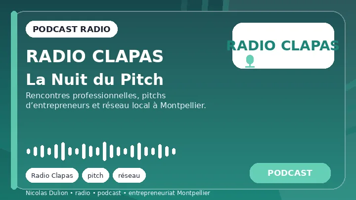 La Nuit du Pitch — visuel radio podcast